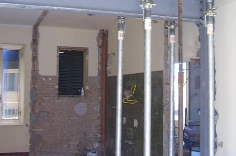 Carpenteria pesante architravi in ferro e acciaio