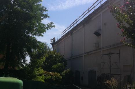 Rifacimento tetto capannone guaina rimozione eternit bologna