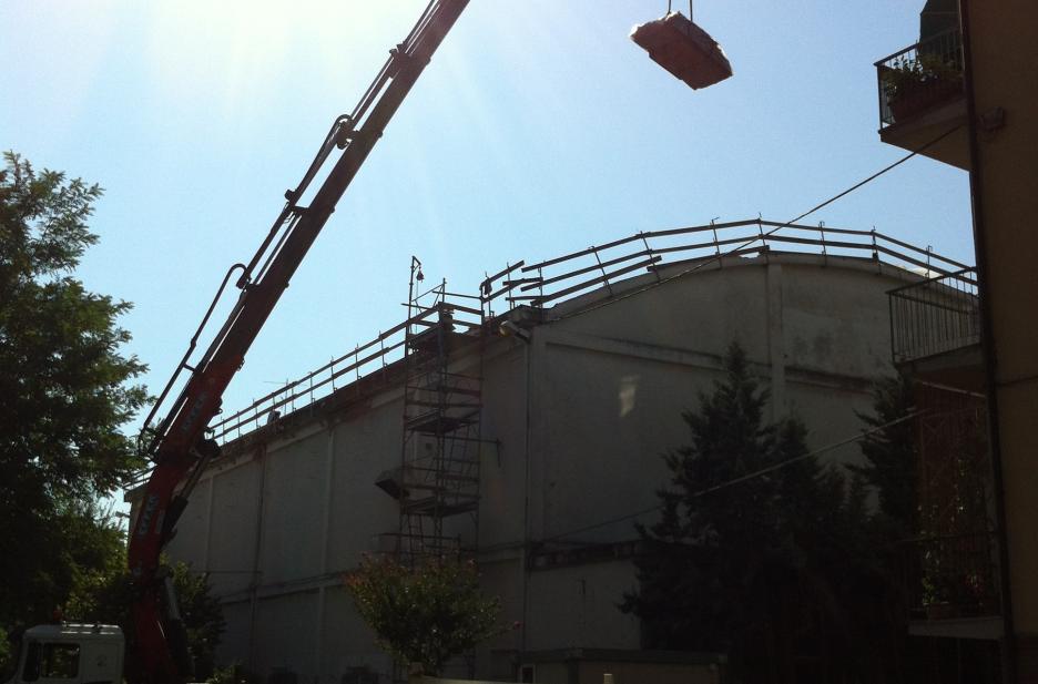 Rifacimento tetto capannone guaina rimozione eternit bologna