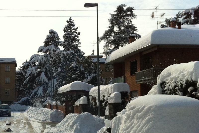 Sgombero neve dai tetti