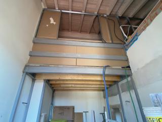 Soppalco misto legno e carpenteria metallica