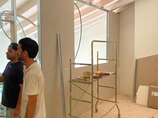 Soppalco misto legno e carpenteria metallica