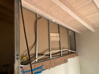 Soppalco misto legno e carpenteria metallica