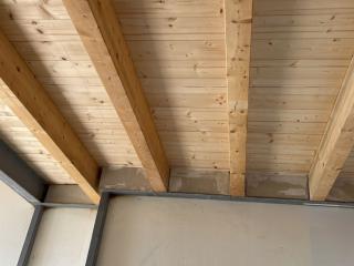 Soppalco misto legno e carpenteria metallica