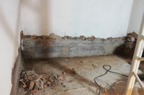 Rinforzo strutturale con fibra di acciaio