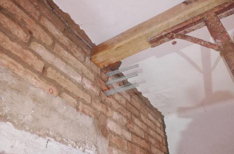 Rinforzo strutturale con fibra di acciaio