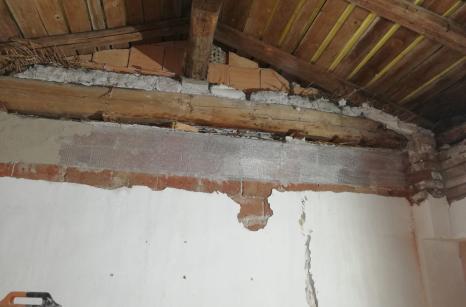 Rinforzo strutturale con fibra di acciaio