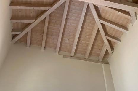 Soppalco misto legno e carpenteria metallica