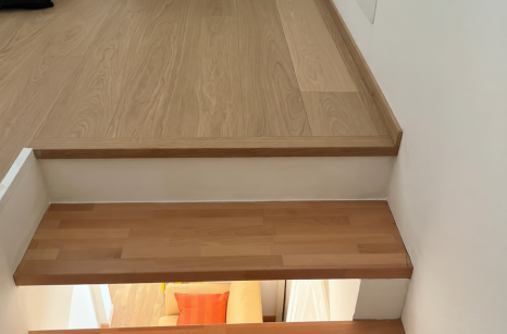 Soppalco misto legno e carpenteria metallica