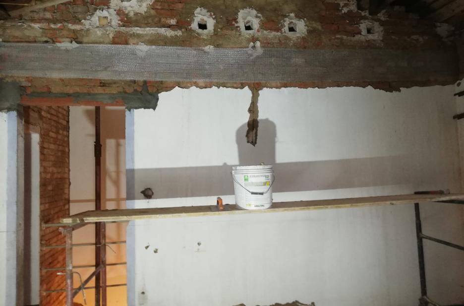 Rinforzo strutturale con fibra di acciaio